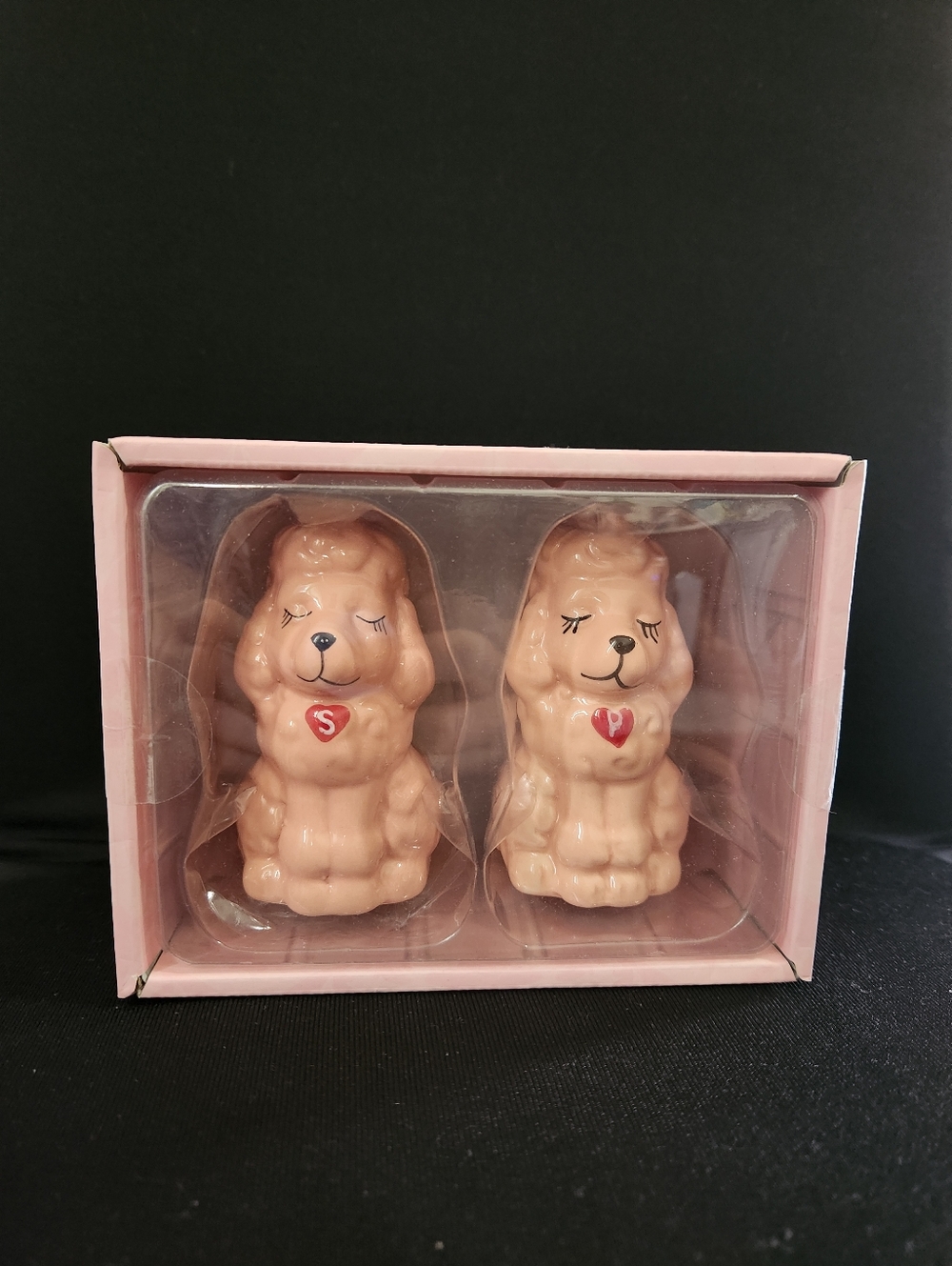 Poodle Salt And Pepper Shakers New With Box